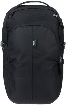 Baagl Rucksack Damen Herren – Moderner Tagesrucksack Dash mit Laptopfach – Wasserabweisender Daypack & Business Arbeitsrucksack für Büro, Uni & Reisen, 24 l (Black)