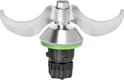 Hossom Couteau Mélangeur pour Thermomix TM5 / TM6, Couteau Mélangeur en Acier Inoxydable Accessoire de Remplacement Thermomix, Pas de Résidu de Pâte, Nettoyage Rapide du Couteau de Pétrissage