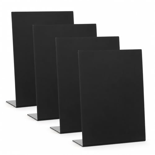 STARVAST Mini-Tisch-Kreidetafel-Schild 21 x 15 cm, Hochzeitstisch-Menü-Kreidetafel-Ständer, Tisch KreidetafelSchild mit Ständer, Sitzkarten für Veranstaltungen