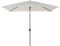 200x300cm Parasol de Exterior Rectangular con Inclinación, Blanca Sombrilla de Patio con Manivela, Parasol de Terraza con Ventilado