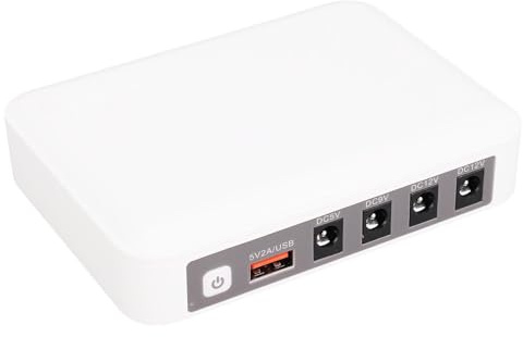 Walfront 7500 MAH Unterbrechbar Stromversorgungsmini UPS -Batteriesicherung für Router Modem Power Bank DC 5.5x2.1mm Ausgabe USB 5V 2A Ausgang (EU-Stecker)