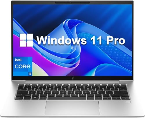 HP EliteBook 840 G10 14 FHD Laptop Computer, 13th Gen Core i7-1365u, 16GB DDR4 RAM, 512GB SSD, US Qwerty Keyboard, Thunderbolt 4, Windows 11 Pro (Renewed)