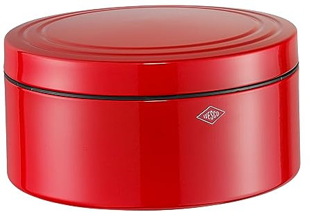 Wesco Classic Line Gebäckdose Stahlblech 24 x 24 x 12.5 cm Rot