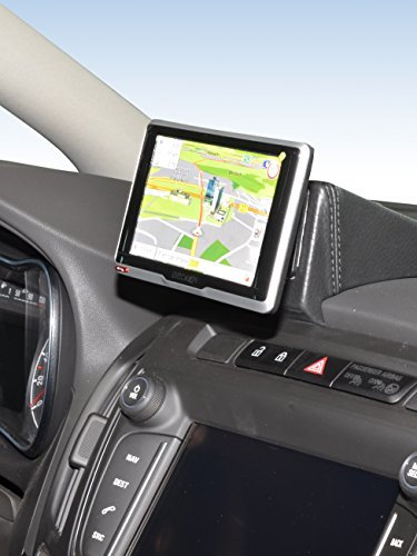 KUDA Handyhalterung passend für Opel Zafira C Tourer ab 2013 - Telefonkonsole für Smartphones, Handys, Navi und mehr – Kunstlederkonsole, schwarz, 6595
