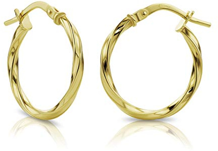 Orovi Damen Gold Creolen Ohrringe GelbGold Ohrringe 18 Karat (750) Ohr-Schmuck