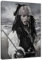 artsprints Johnny Depp Kunstdruck auf gerahmter Leinwand, Motiv Piraten mit Anthrazit, 18 mm tief