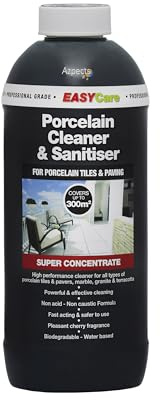 EASYCare - 1L Concentrate Porcelain Cleaner & Sanitiser For Outdoor Patio And Indoor Floor Tiles. Ideal For Porcelain, Granite, Terracotta And Marble. Water Based And Pet Friendly Once Dry