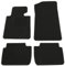 AD Tuning HG3736 Velours Fußmatten Set (4-teilig) Schwarz Passform Autoteppiche