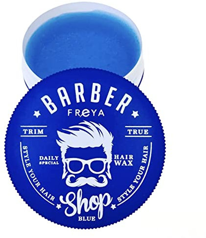 FREYA Barber Shop Haarwachs ohne Mineralöl, Silikone und Parabene - blau - 150 ml