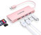 LENTION USB C Hub mit 4K HDMI, USB 3.0, SD&TF Kartenleser, für 2024-2016 MacBook Pro/Air 13/14/15/16, Surface, Chrombook, Laptop, Universal Multiport USB-C Adapter Thunderbolt 3/4