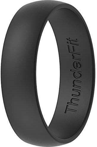 ThunderFit Unisex Silicone Wedding Rings Multipack 1 4 7