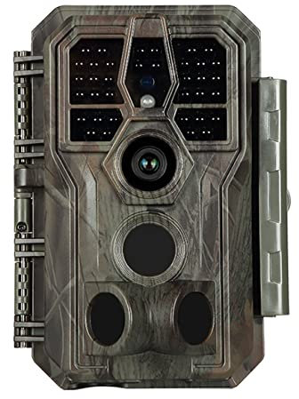 Folgtek Wildkamera 48MP 1296P mit 100 Fuß Nachtsicht & Bewegungserfassung IP66 Wasserdichter 2,4 LCD 120° Weitwinkel Wildtierkamera für die Jagd