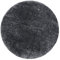 Carpetsale24 Teppich Wohnzimmer Shaggy Einfarbig Design 200 cm Rund Grau - Hochflor Teppich Schlafzimmer Luxuriöse Kuschelig und Super Weich Langflor 50 mm Florhöhe - Flauschiger Teppich Runder