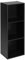 Albert Austin Book Shelf Cube Storage 1-2-3-4 Tier Cube Bookcase, Shelving Unit Display, Storage Unit for Office, Living Room Decor (Black, 3 Tier)