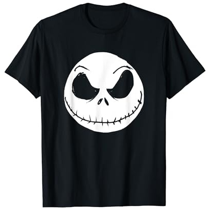 Disney The Nightmare Before Christmas Jack Skellington Gesicht T-Shirt