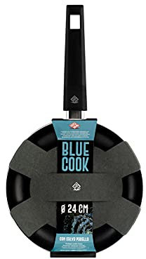 Home 759376 Sartén antiadherente Bluecook, inducción, salvapantelas, 24 cm, aluminio