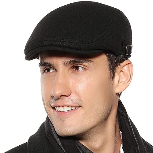 AIEOE Flatcap Schirmmütze Cap Winter Schiebermütze Herren Cabbie Ivy Flat Cap