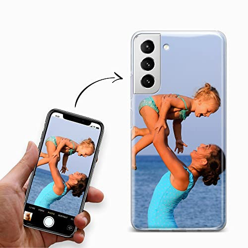 Handyhülle für Samsung Galaxy S21 Hülle aus Silikon selbst gestalten - selbst gestaltet/personalisiert - Deine Hülle Dein Design - Personalisieren Bedrucken mit eigenem Bild Motiv