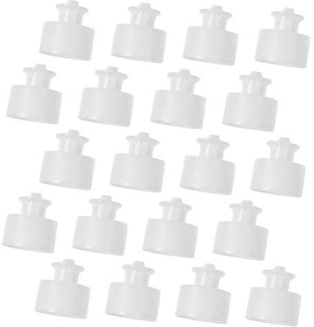 Austauschbare Flaschendeckel Ersatzschubzugsschütze Deckel Wasserflasche Ersatzkappe für Soda Plastikwasserflaschen Verdrehte Soda- Wasserflasche 20Pcs Haushaltswasserflaschenkappen