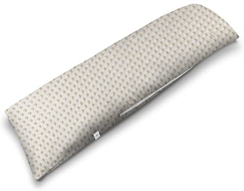ekmTRADE Seitenschläferkissen 40x145cm Langkissen ergonomisches Schlafkissen, erholsamen Schlaf optimale Druckentlastung, Körperanpassung, für Schwangere, Stillende & Allergiker (91, Kissen mit Bezug)