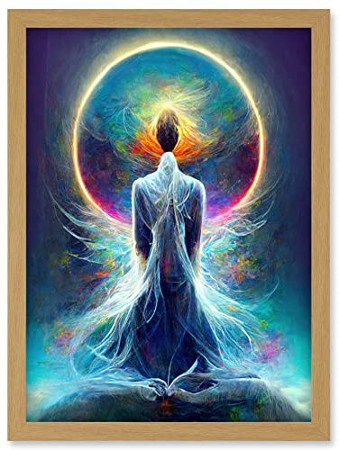 Doppelganger33 LTD Mystical Psychic Spiritual Dream Artwork Framed Wall Art Print A4