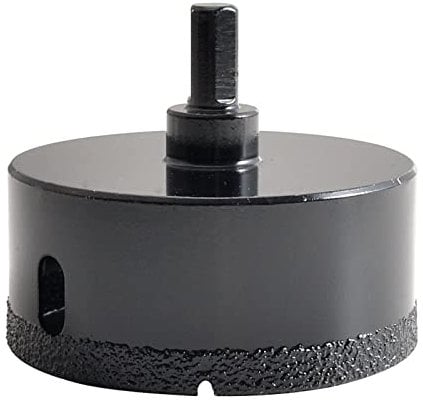 KATUR Punta diamantata brasata sega a tazza 80 mm, fresa a tazza per vetro, porcellana, piastrelle, marmo, ceramica, granito