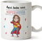 MUGFFINS Tazas para NOVIA - En Español - Super Familia - 11 oz / 330 ml - Regalo original y divertido