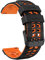 OVERSTEP Kompatibel mit Vivoactive 4, Venu 2 Armband, 22mm Ersatzarmband aus weichem Silikon für Forerunner 255/255 Music/Forerunner 265/Samsung Gear S3 Frontier/Galaxy Watch 46mm