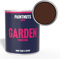 PaintNuts Garden Furniture Paint - RAL-8016 - MAHOGANY BROWN Satin 1 Litre Tin