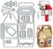 Haus Schachtel Metall Prägeschablonen Stanzmaschine Stanzformen Zart Haus Box Scrapbooking Prägeschablonen DIY Scrapbooking Album dekorative Prägepapier-Stanzformen Cutting Dies