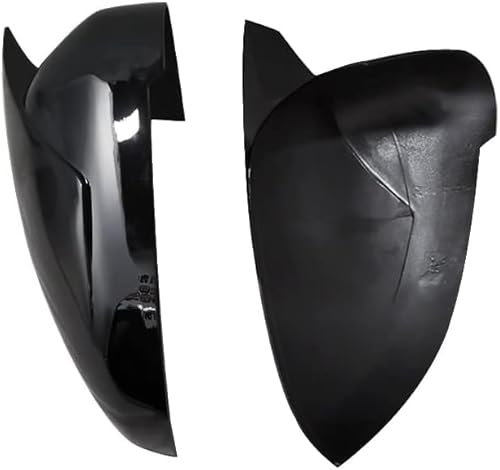 OGRAFF Auto Spiegelkappen für Audi A4 A5 B9 Side Mirror Caps (Carbon Look) 2017 2018 2019 S4 S5 RS5 Auto-Außenspiegel-Dekoration Abdeckung Rückansicht-Schutzkappen-Verkleidung,A-Bright Black