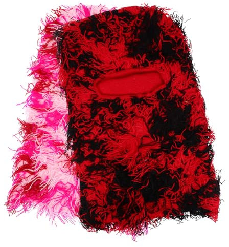 SHERCHPRY Acrylfasern Gestrickte Balaclava Gesichtsmaske Weich und Atmungsaktiv 2 Stück für Kalte Tage Beim Snowboarden und Bergsteigen