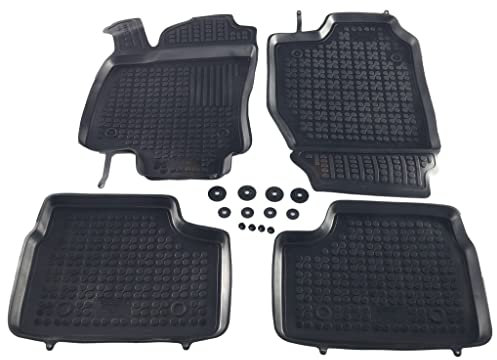 Fußmatten Elastomer Kompatibel mit Opel Astra h Caravan Kombi 04-12 von Autoteile Gocht