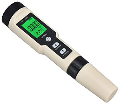 Digitales LCD Wasserstoff Messgerät, H2 Messgerät, Hintergrundbeleuchtetes Hydrogen Water Tester, Hochempfindliches Wasserstoffmessgerät für Aquarien Gartenlabore
