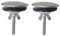 QLXHBOT Rejilla Fregadero, Cubierta para agujero de fregadero de cocina, cubierta de agujero de grifo de acero inoxidable de 5 cm, cubierta de tapón de metal, color plateado, 2 unidades