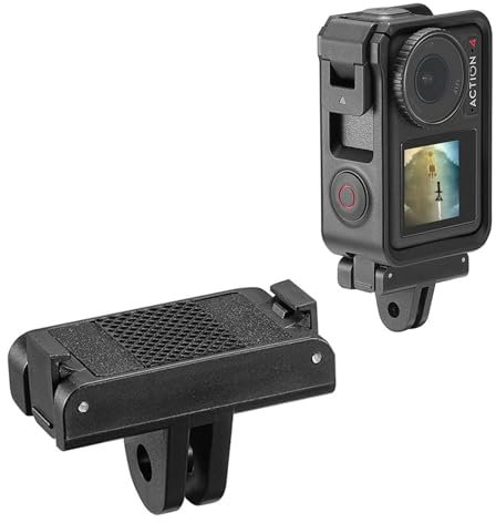 Magnetic Quick Release Adapter Mount Compatible with DJI Action 4/3, Compatible with OSMO Action3/Action4 Outdoor Action Camera Adapter Holder Expansion Accessories