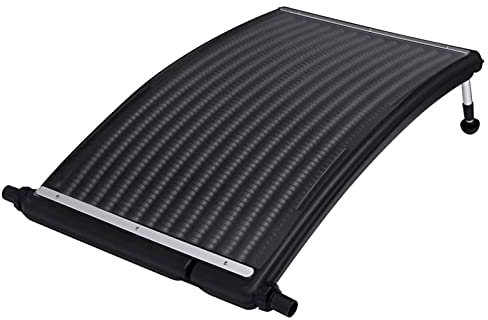 Chaduof Gebogener Solar-Heizung für Pool, Poolheizung, Warmwasser, Solarheizung, Thermische Solaranlagen, Solarthermie Kollektor, Sommer Gadgets Für Draußen, 110x65 cm