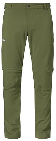 Schöffel Herren Pants Folkstone Zipp - Off Hose, Balsam Green, 54 EU