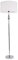 ValueLights | Silver Chrome Stacked Ball Single Stem Standing Floor Lamp with White Drum Shade | Floor Lamps & Torchieres, Home Décor & Improvement Essential | Includes Bulb