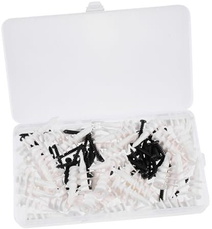 ibasenice Wandschrauben Aus Gips Buchstaben Für Brieftafeln Nuss Veränderbar Steckbrieftafel Schnellbauschrauben Stecker Bolzen Schwarzes Brett Spachtelmasse Für Wandlöcher Auslauf Plastik