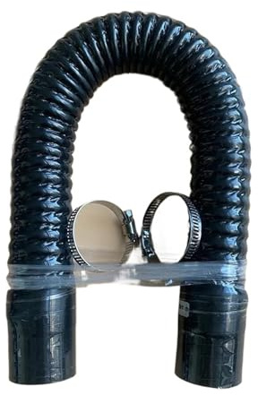 Tomas Aire Entrada Aire Coche Admisión Aire Manguera Flexible De Silicona Universal Negra, Tubo De Radiador De Agua ID 30-100mm Para Entrada De Aire Tubo De Unión De Goma De Alta Presión(400mm,ID 50mm