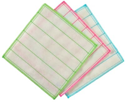lakeland Wood Fibre Cleaning Cloths – Pack of 3