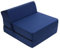 Best For Kids Kindersessel für Spielen, Schlafen und Sitzen, verstellbar, hochwertig, 3-in-1, mit Matratze (Marineblau, 60x160x12)