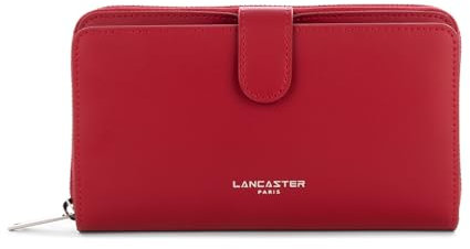 Lancaster | Smooth - Compagnon Dos à Dos Refente de Cuir de Vachette Lisse Rouge