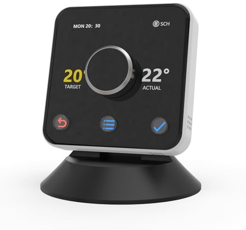 HOLACA Stand for Active Heating Thermostat, Anti-Slip Stand, Heating Thermostat V3/V1 Stand Holder, Black