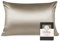 OLESILK Seide Kissenbezug Kissenhülle Haar- und Hautpflege mit Reißverschluss 16 Momme 1 Stück Taupe 40x80cm