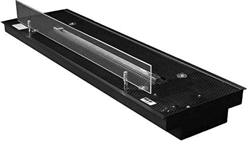 BIO-O! bioethanol Fireplace Full Automatic Safe Indoor Black Stainless Steel Modern Design