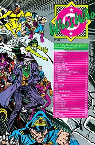 Who's Who: The Definitive Directory of the DC Universe (1985-1987) #11 (English Edition)