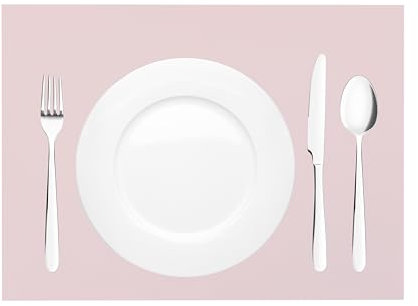 Mank Tischset aus Airlaid Uni | Platzdeckchen Tischsets 40 x 30 cm für Gastronomie |100 Stück (Altrosa)