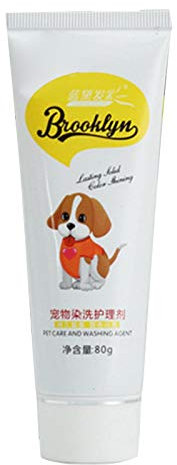 TOYHEART Professionelle Haarfärbemittel Für Hunde, Haarfärbemittel Für Hunde Bichon Cat Pet Dyeing Agent Salbe Pflege Schönheitsartikel Für Hunde Und Katzen Schwarz